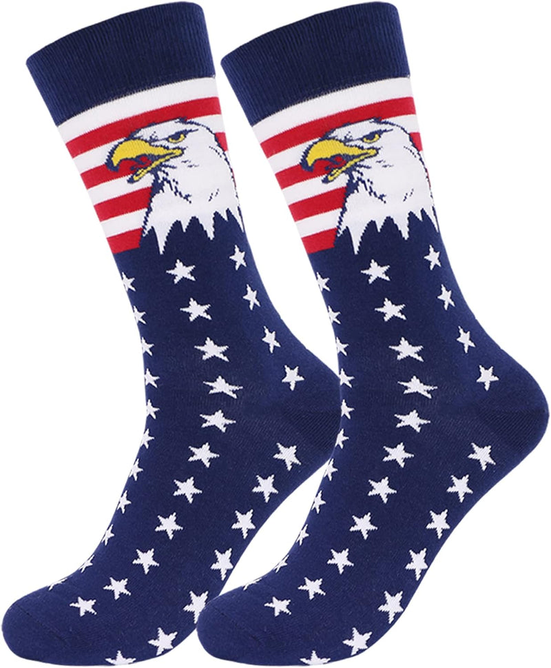 American Flag Bald Eagle Socks main product photo