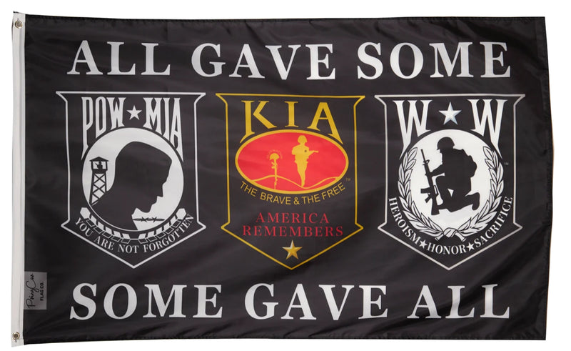 Military Flags: Veterans, POW, Space Force, Airborne, Retired 3x5 Feet