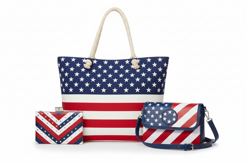 American Flag Inspired Patriotic Purses