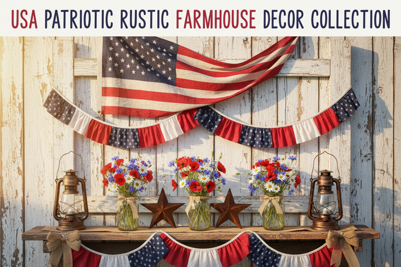Rustic Farmhouse Patriotic Decor