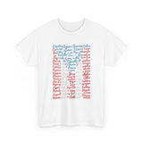 Puerto Rico Cities & Flag T-Shirt — Vintage Road Sign Tee