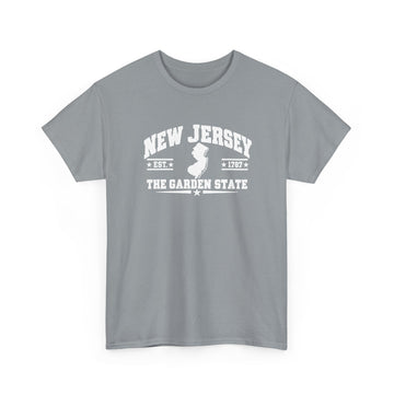 New Jersey The Garden State Tee — Vintage State Outline Shirt