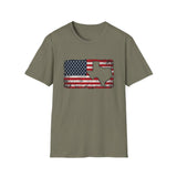 Texas Flag T-Shirt — Rustic American USA Map Tee