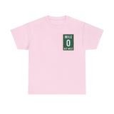 Key West Mile 0 T-Shirt — Vintage Road Sign Tee