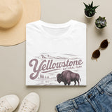 Yellowstone National Park T-Shirt — Vintage Bison Graphic