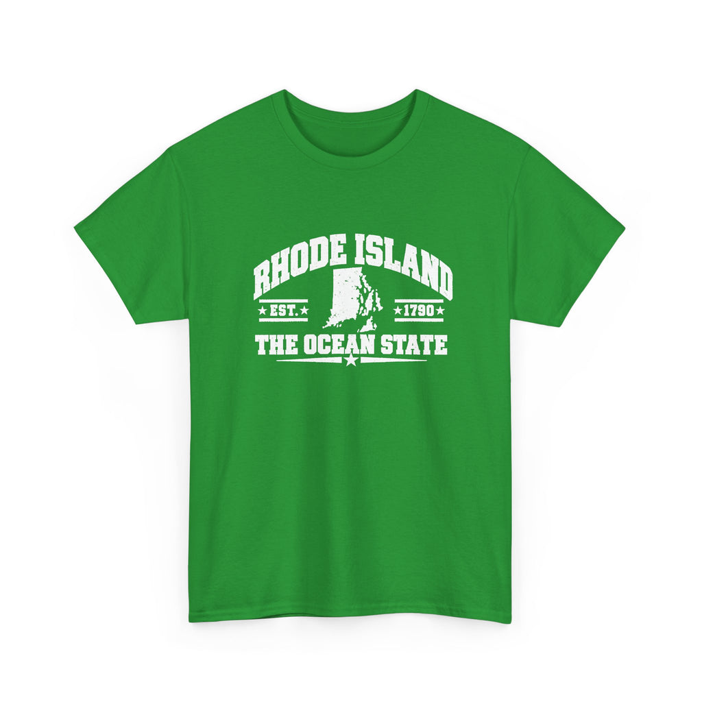 Rhode Island The Ocean State T‑Shirt — Vintage State Pride Tee