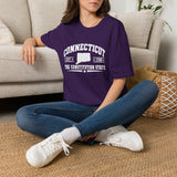 Connecticut State T-Shirt — 'The Constitution State' Vintage Map Tee (Est. 1788)