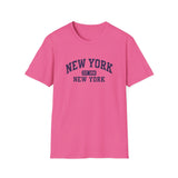New York Vintage College Tee — "New York Est. 1898" Graphic T‑Shirt