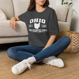 Ohio The Buckeye State T-Shirt — Retro State Outline Tee