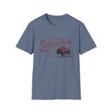 Yellowstone National Park T-Shirt — Vintage Bison Graphic