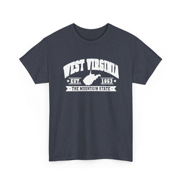 West Virginia T-Shirt – The Mountain State Est. 1863 Vintage Tee