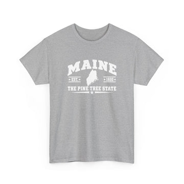 Maine Pine Tree State T-Shirt — Vintage State Pride Tee