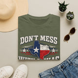 Don't Mess With Texas T-Shirt — Vintage Texas Flag Graphic