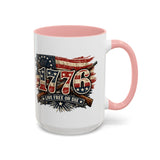 1776 Patriotic Coffee Mug — Live Free or Die Americana Coffee Mug