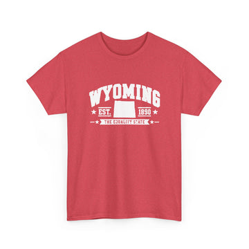 Wyoming Vintage State T-Shirt — 'The Equality State' Graphic Tee