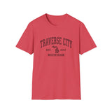 Traverse City Michigan Vintage Tee – EST. 1847 Collegiate Shirt