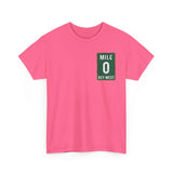 Key West Mile 0 T-Shirt — Vintage Road Sign Tee