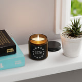 1776 Stars Soy Candle — Amber Jar Scented Candle