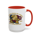 250th Anniversary USA Coffee Mug — United States 1776–2026 Birthday