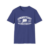 Connecticut The Constitution State T-Shirt — EST. 1788 State Outline Tee