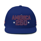 America 250 Embroidered Hat — Patriotic Land of the Free Snapback