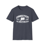 Connecticut The Constitution State T-Shirt — EST. 1788 State Outline Tee