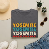 Yosemite Retro Stack T-Shirt — Vintage National Park Tee for Outdoor Lovers
