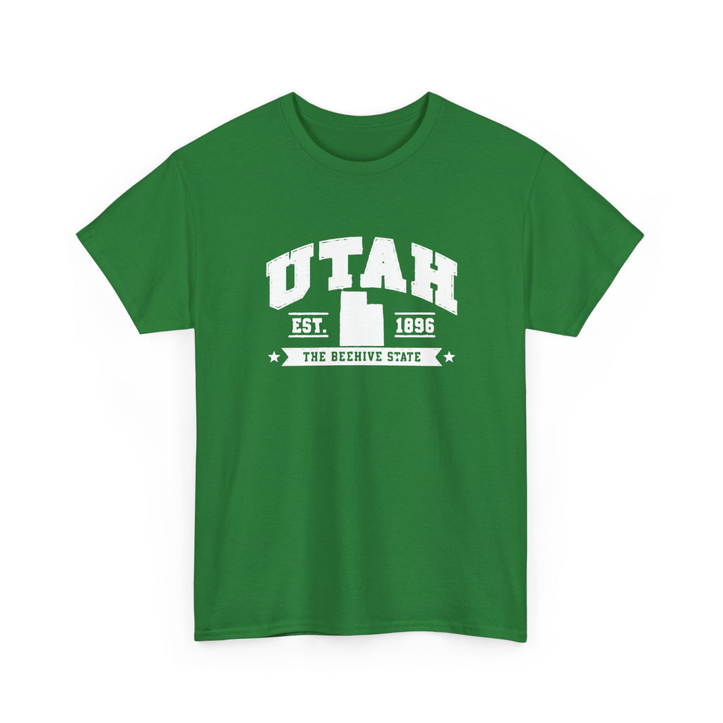 Utah Retro College Tee — "The Beehive State" Graphic Shirt