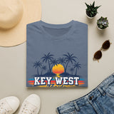Key West Florida Sunset T-Shirt — Tropical Palm Beach Vacation Tee