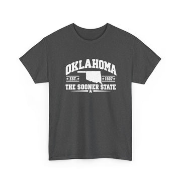 Oklahoma State Tee – "The Sooner State" Vintage Map T-Shirt
