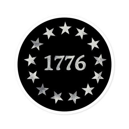 1776 Stars Round Sticker