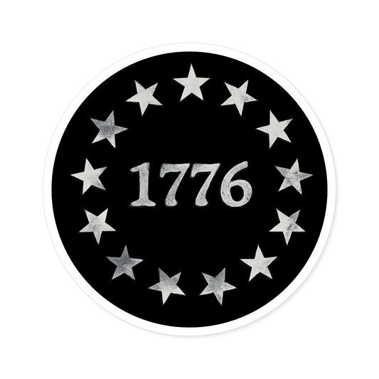 1776 Stars Round Sticker
