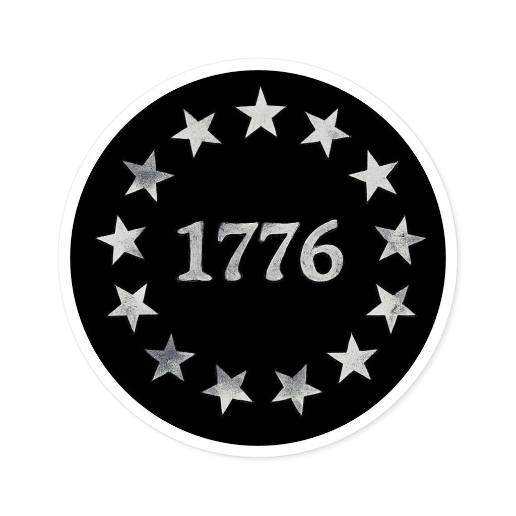 1776 Stars Round Sticker