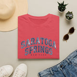 Saratoga Springs Vintage Collegiate T‑Shirt — New York Travel Tee