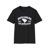South Carolina State T-Shirt - Dum Spiro Spero Vintage Map Tee