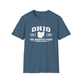 Ohio The Buckeye State T-Shirt — Retro State Outline Tee