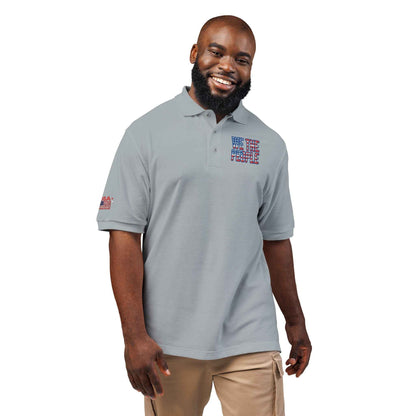 We The People Embroidered Polo