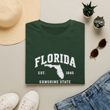 Florida Sunshine State T-Shirt — Est. 1845 Vintage Map Tee