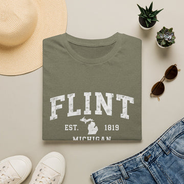 Flint Michigan Vintage Tee — EST. 1819 College Shirt