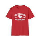 South Carolina State T-Shirt - Dum Spiro Spero Vintage Map Tee