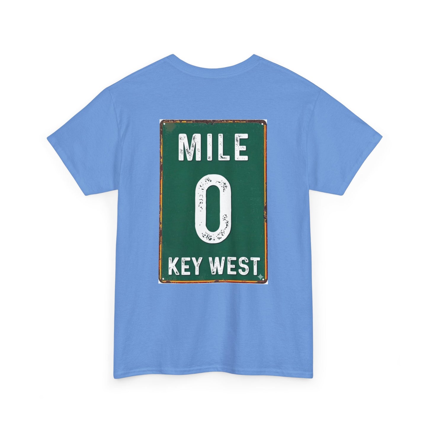 Key West Mile 0 T-Shirt — Vintage Road Sign Tee