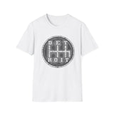 Detroit Shift Knob Graphic T-Shirt — Vintage Motor City Tee