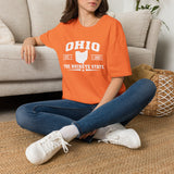 Ohio The Buckeye State T-Shirt — Retro State Outline Tee