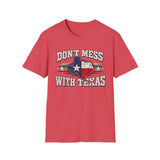 Don't Mess With Texas T-Shirt — Vintage Texas Flag Graphic