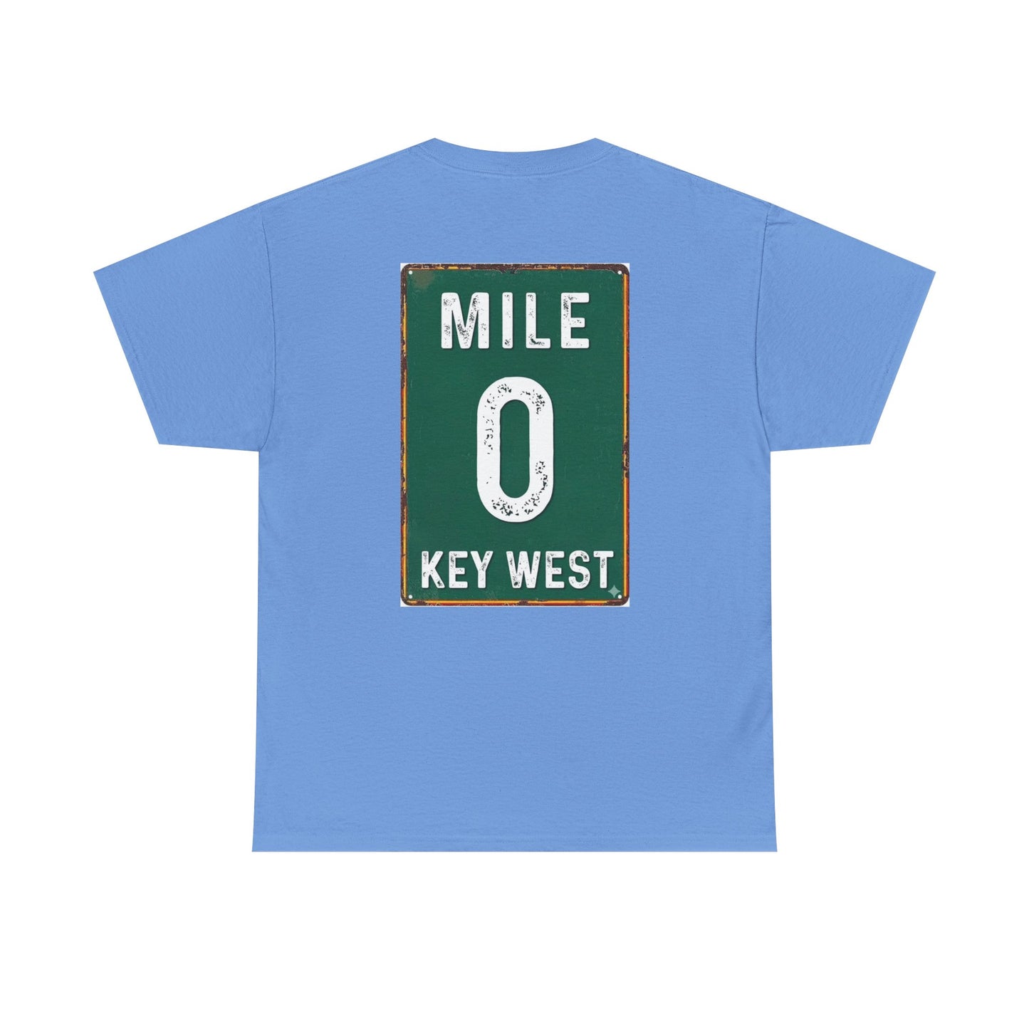 Key West Mile 0 T-Shirt — Vintage Road Sign Tee