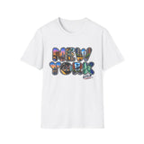New York Graphic T-Shirt — Vintage Cityscape Lettering Tee