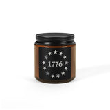 1776 Stars Soy Candle — Amber Jar Scented Candle