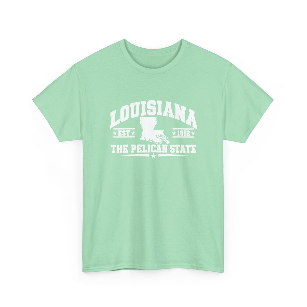 Louisana White Cotton T‑Shirt