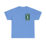 Key West Mile 0 T-Shirt — Vintage Road Sign Tee