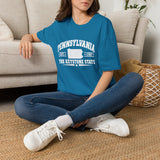 Pennsylvania Keystone State T-Shirt — Vintage State Map Tee